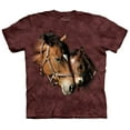 thumbnail image 1 of Kids 100% Cotton Two Hearts Graphic Animal Novelty T-Shirt NEW, 1 of 1