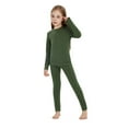 thumbnail image 1 of Kids 100% Merino Wool Base Layer Set - Unisex Merino Wool Thermal Underwear For Kids Top, Bottom, 1 of 5