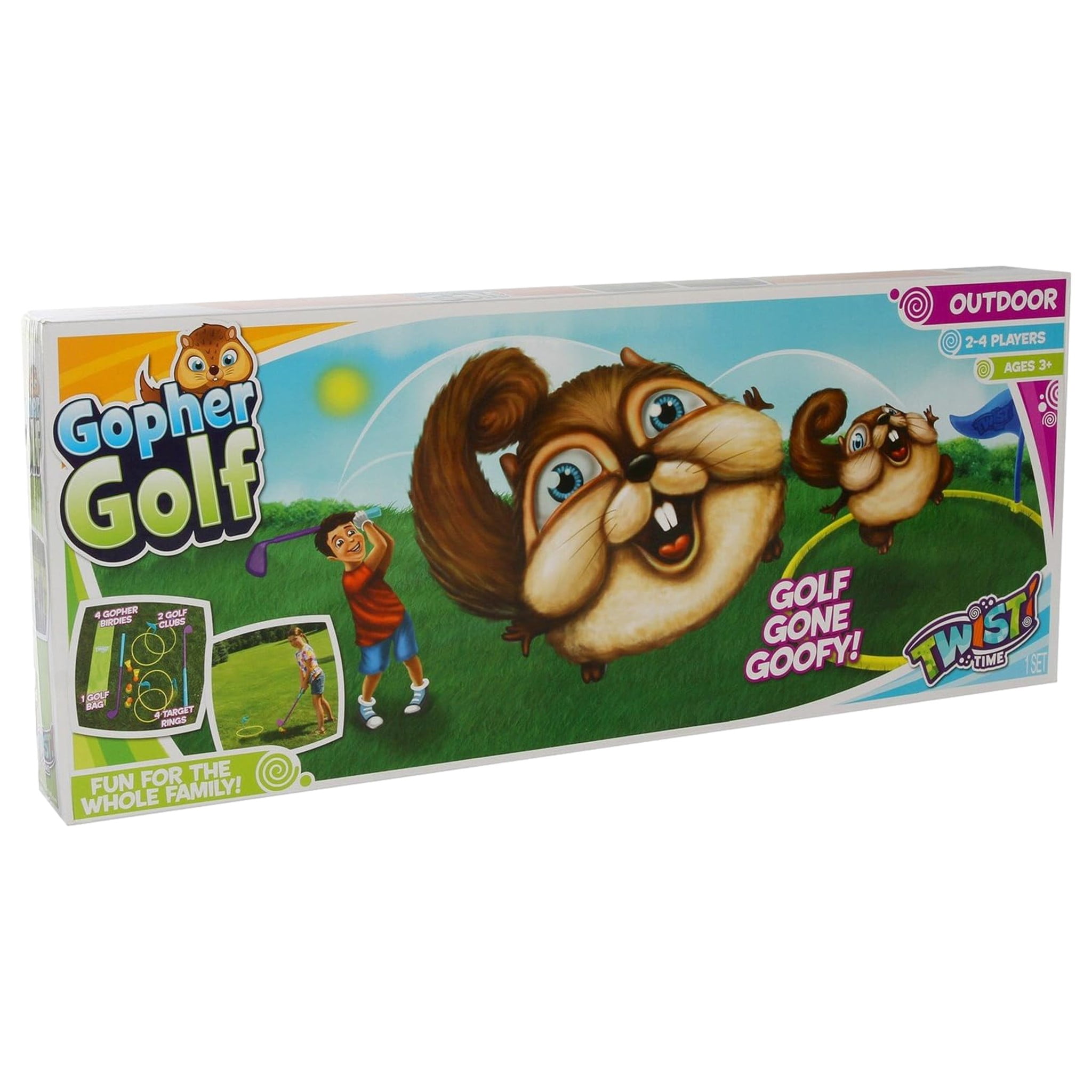Kids 11Piece Gopher Outdoor Golf Game for 12 Players