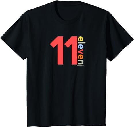 Kids 11th Birthday Shirt Boy 11 Year Old Eleven | Age 11 Party T-Shirt ...