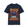 thumbnail image 1 of Kids 1st Grade Level Unlocked First Day Of School Video Game Unisex T-Shirt, 1 of 4
