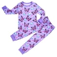 thumbnail image 1 of Aideaone Kids Pajamas Set Long Sleeve Sleepwear for Boys and Girls Ages 2 8 Years Cute Printed Top and Pants, 1 of 7