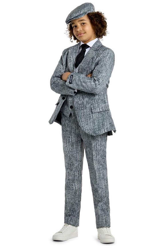 Suitmeister Boys' Suits BOYS 20's Gangster Grey - S Grey