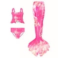 thumbnail image 1 of Kids 3 Piece Bathing Suit Bikini Set Fish Tail Set Teen Bathing Suits Girls Tankini for Teenagers 6-7T Girls Clothing, 1 of 5