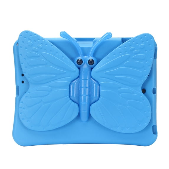 Kids 3D Butterfly Case for iPad 9th 8th 7th Genertion 10.2 inch,360° Rotating Foldable Wing Stand EVA Case Shockproof Cover for iPad Air 3rd Generation 2019/iPad Pro 10.5" 2017,Blue