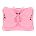 thumbnail image 1 of Kids 3D Butterfly Case for iPad 9th 8th 7th Genertion 10.2 inch,360° Rotating Foldable Wing Stand EVA Case Shockproof Cover for iPad Air 3rd Generation 2019/iPad Pro 10.5" 2017,Pink, 1 of 5