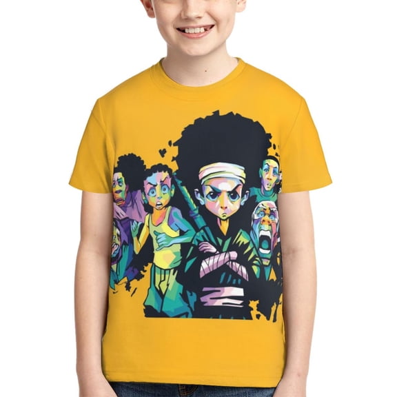 Kids 3D Graphic Boondoc-k T-Shirts, Novelty Shirts Crewneck Short Sleeve Tees for Youth Boys Girls