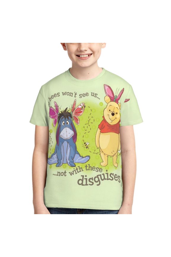 Kids 3D Graphic Ee-Yore T-Shirts, Novelty Shirts Crewneck Short Sleeve Tees for Youth Boys Girls