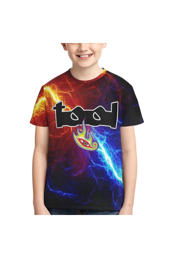 Kids 3D Graphic Tool Lateralus T-Shirts, Novelty Shirts Crewneck Short Sleeve Tees for Youth Boys Girls