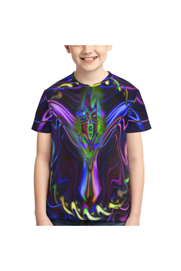 Kids 3D Graphic Tool Lateralus T-Shirts, Novelty Shirts Crewneck Short Sleeve Tees for Youth Boys Girls