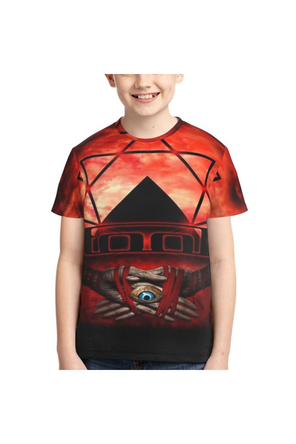 Kids 3D Graphic Tool Lateralus T-Shirts, Novelty Shirts Crewneck Short Sleeve Tees for Youth Boys Girls