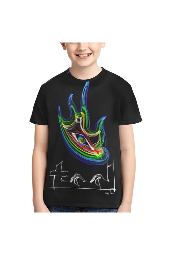 Kids 3D Graphic Tool Lateralus T-Shirts, Novelty Shirts Crewneck Short Sleeve Tees for Youth Boys Girls
