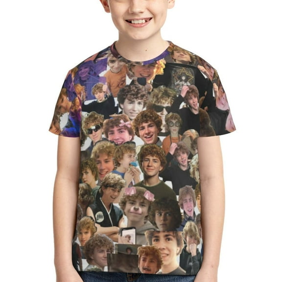Kids 3D Graphic Walker Scobell T-Shirts, Novelty Shirts Crewneck Short Sleeve Tees for Youth Boys Girls