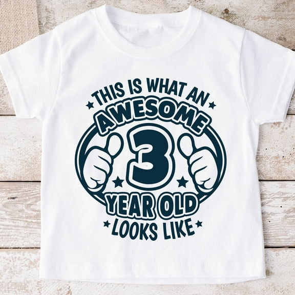 Kids 3Rd Birthday Shirt, Birthday Shirt For 3 Year Old, I'M 3 Shirt, Happy Birthday Party T Shirt, Turning 3 Years Old TODDLER SHORT SLEEVE TEE BELLA CANVAS 3001T