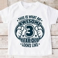 thumbnail image 1 of Kids 3Rd Birthday Shirt, Birthday Shirt For 3 Year Old, I'M 3 Shirt, Happy Birthday Party T Shirt, Turning 3 Years Old TODDLER SHORT SLEEVE TEE BELLA CANVAS 3001T, 1 of 3