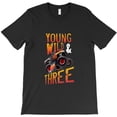 thumbnail image 1 of Kids 3rd Birthday Boy Monster Truck Rule Jam Three Years Themed Themed H1412 Unisex T-Shirt, Up to 5XL Available, 1 of 2