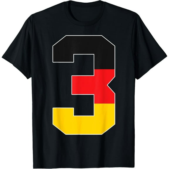 Kids 3rd Birthday Germany German Flag Boys 3 Year Old T-Shirt