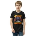 thumbnail image 1 of Kids 3rd Grade Level Unlocked First Day Of School Video Game T-Shirt  (Black, S), 1 of 3
