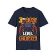thumbnail image 1 of Kids 3rd Grade Level Unlocked First Day Of School Video Game Unisex T-Shirt, 1 of 4