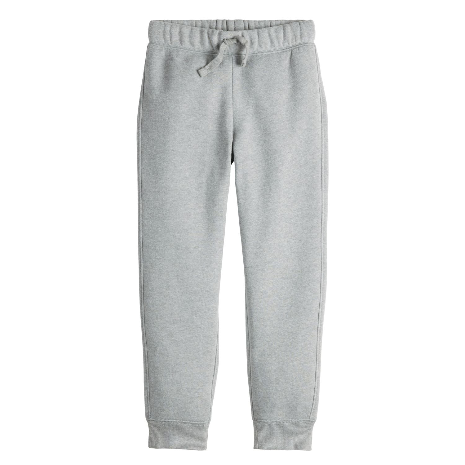 Kids 4 12 Jumping Beans Fleece Jogger Pants Color Koala Grey Size 7 Walmart