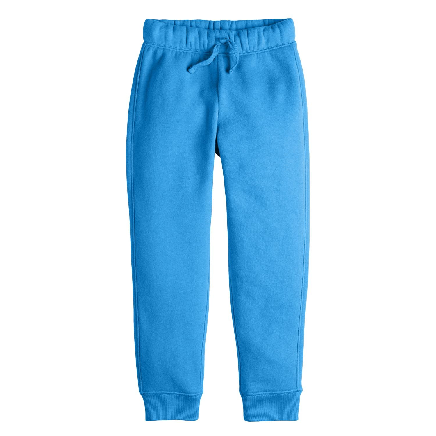 Kids 4 12 Jumping Beans Fleece Jogger Pants Color Lacquer Blue Size 8 Walmart