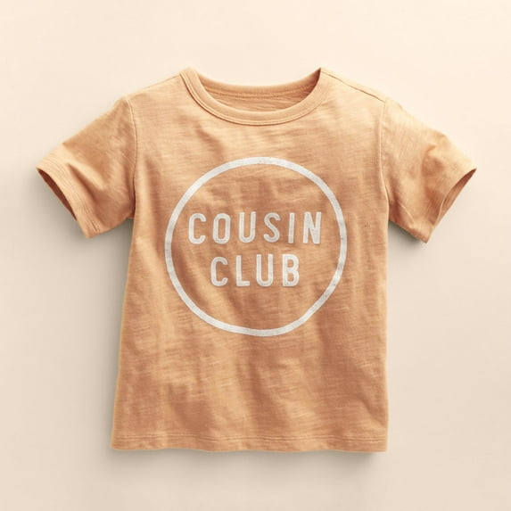 Kids 4-12 Little Co. by Lauren Conrad Organic Tee Color: Camel Cousin Club Size: 7