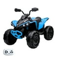 thumbnail image 1 of Kids 4 Wheel ATV, 12V Ride on Car Toy Quad Electric Vehicle with Remote Control, LED Lights, Spring Suspension, Music, USB & AUX, 1 of 9