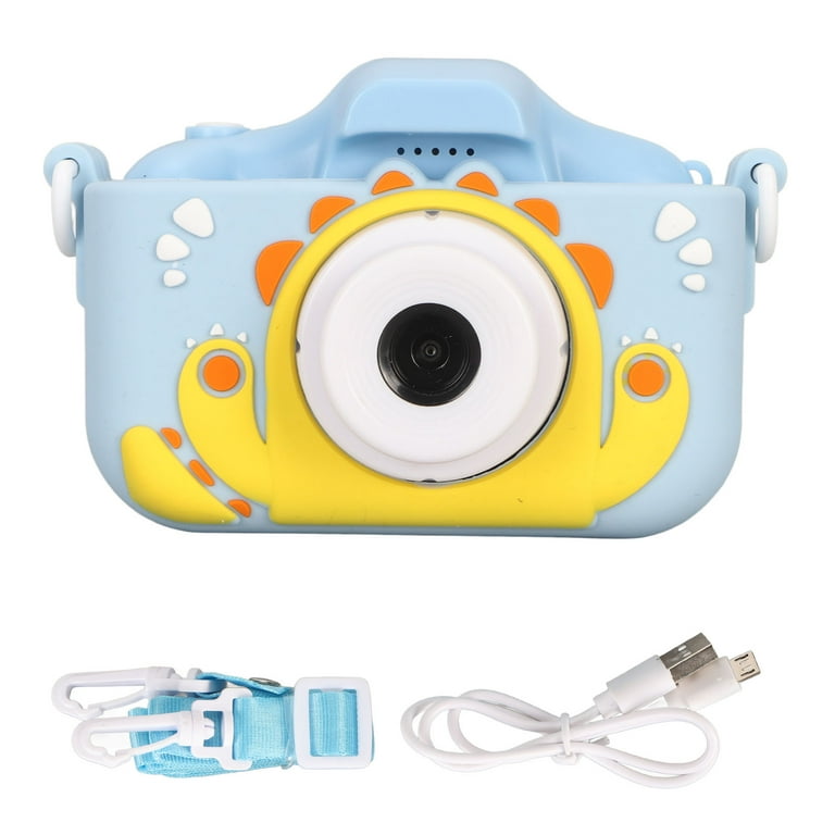 Kids' 40MP Digital Camera, Blue Little Monster, 2-Inch IPS Screen - Main Image