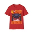 thumbnail image 1 of Kids 4th Grade Level Unlocked First Day Of School Video Game Unisex T-Shirt, 1 of 4