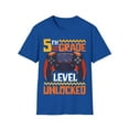 thumbnail image 1 of Kids 5th Grade Level Unlocked First Day Of School Video Game Unisex T-Shirt, 1 of 4