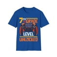 thumbnail image 1 of Kids 7th Grade Level Unlocked First Day Of School Video Game Unisex T-Shirt, 1 of 4