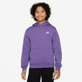 thumbnail image 1 of Kids 8-20 Nike Sportswear Club Fleece Pullover Hoodie Color: Purple Size: MEDIUM, 1 of 5