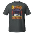 thumbnail image 1 of Kids 8th Grade Level Unlocked First Day Of School Video Game T-Shirt (Dark Heather, XL), 1 of 2