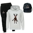 thumbnail image 1 of Kids 99 Nights In The Forest Hoodies Trousers and Sunhat 3PCS Set 99 Nights In The Forest Sweatshirts Set for Boys Girls, 1 of 2