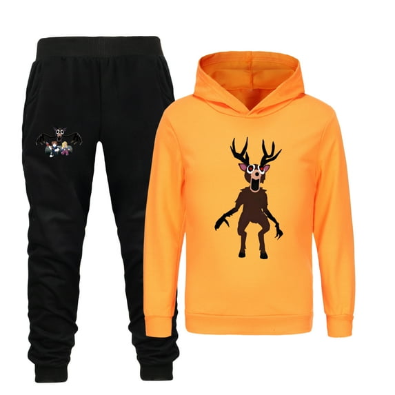 Kids 99 Nights In The Forest Hoodies and Trousers 2Pcs Set 99 Nights In The Forest Sweatshirts Set for Boys Girls