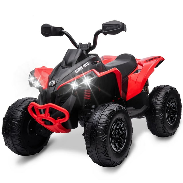 Kids ATV, 12V Ride on Toy Car Bombardier Licensed BRP Canam 4 Wheeler