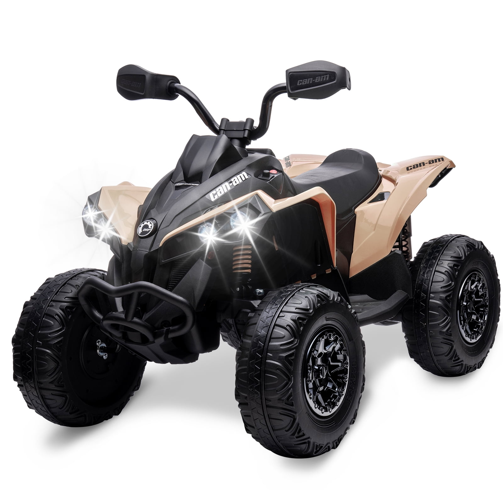 Battery operated atv hotsell with rubber tires