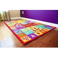 thumbnail image 1 of Kids Abc Educational Alphabet Letter Numbers Anti Skid Area Rug 4'5"x6'9", 1 of 3