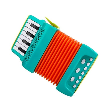 Kids Accordion Mini Accordion Instrument Toy Accordion Educational For Beginners Kids Stage Performance(Not Equipped With Battery) Learn To Button Buckle Zip Snap Lace & Tie The Baby Crawling Toys