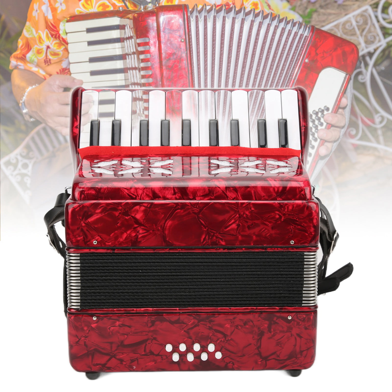 Kids Accordion Piano, 22 Key Accordion Piano 8 Bass Playing Musical