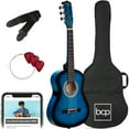 thumbnail image 1 of Best Choice Products Walmart Exclusive 30in Kids Acoustic Guitar Beginner Starter Kit w/ Strap, Case, Strings  - Walmart Blue, 1 of 7