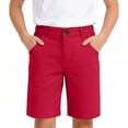 thumbnail image 1 of Kids Active Shorts Athletic Running Red Shorts Elastic Baby Girl Summer 5-6 Years, 1 of 6