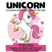 BLUE WAVE PRESS Kids Activity Books: Unicorn Coloring and Activity Book for Kids (Paperback)