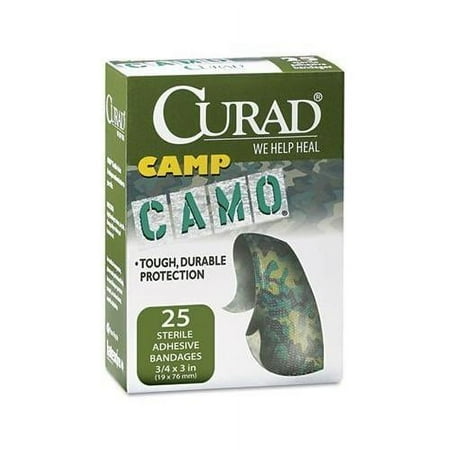 Camo Fabric Adhesive Bandages