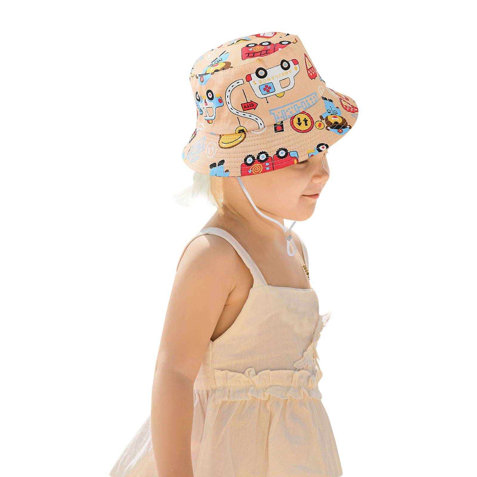 Kids Adjustable Chin Strap Sun Protection Hats Girls Winter Hat