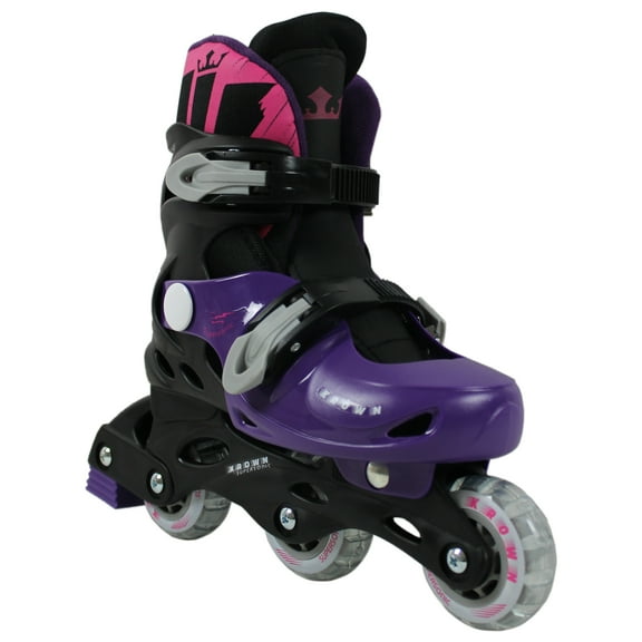 Kids Adjustable Inline Skates Girls Krown Superspeed Size S (Y13 - 3)