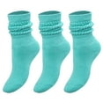 thumbnail image 1 of Kids' Adjustable Knee Socks 3-Pack - Cotton Blend Slouch Socks for Ages 3-15 (3 Size Options), 1 of 7