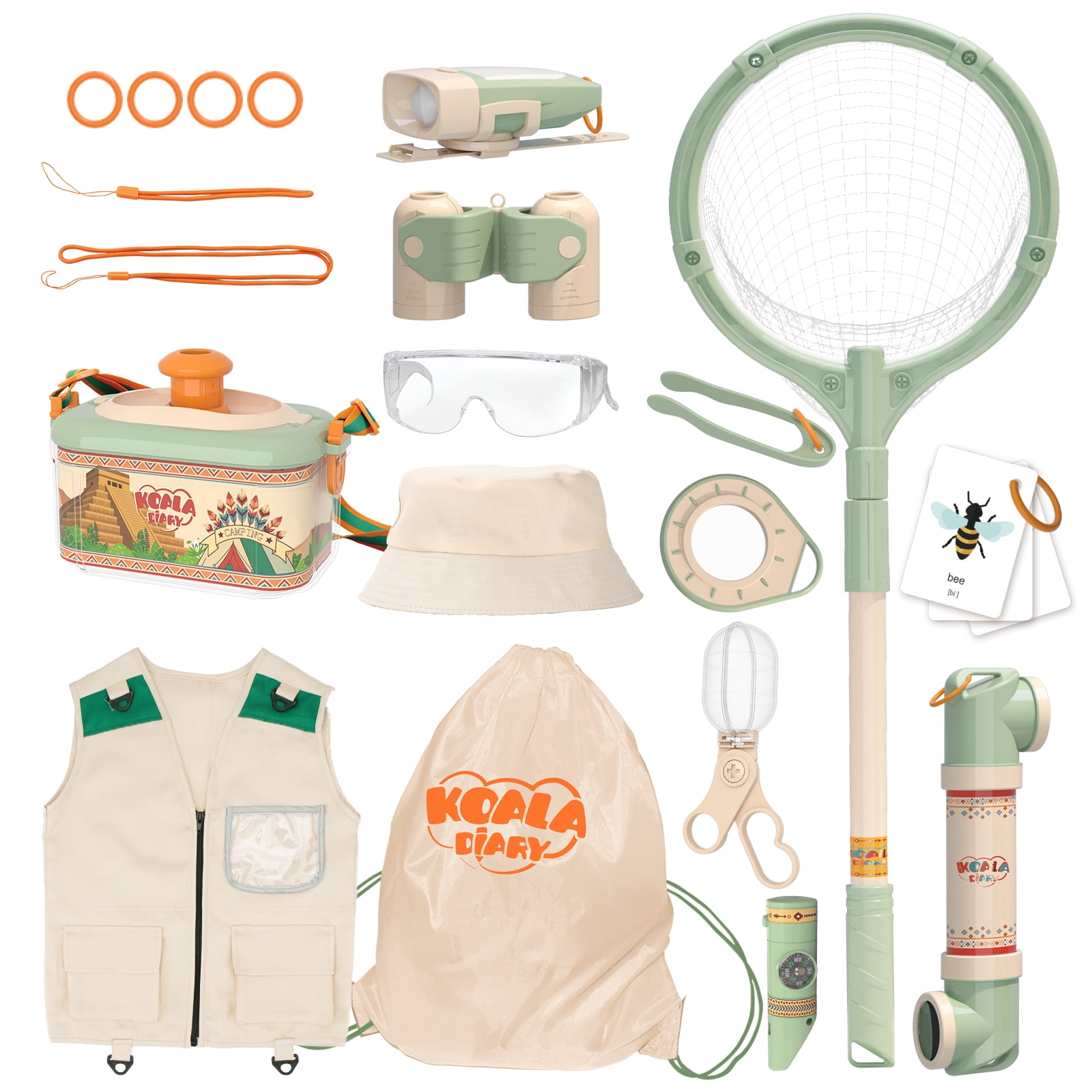 Kids Adventurer's Nature Explorer Set,Featuring Butterfly Net, Bug ...