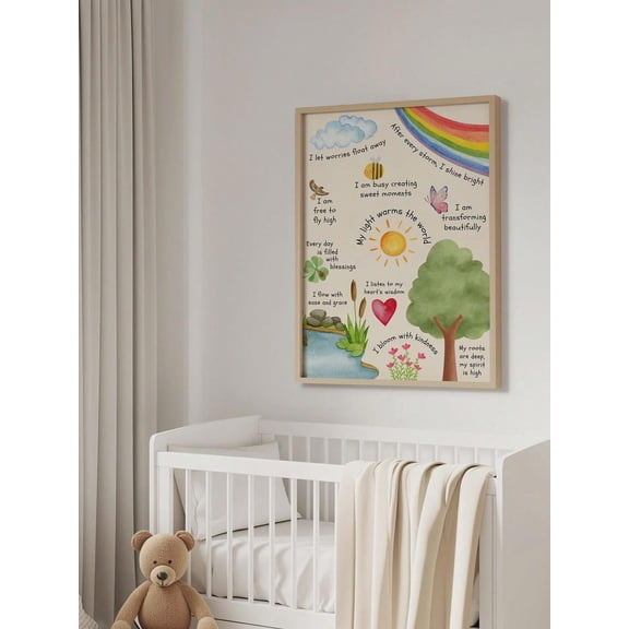 Kids Affirmation, Learning Wall Art, Children'S Mental Health, Learning, Instant #398, Unframed Poster Size 16x24