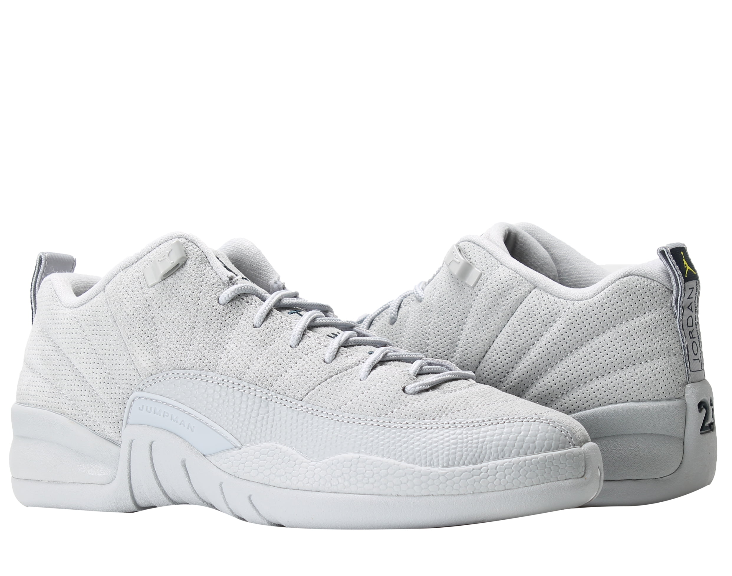 Nike Boys Air Jordan 12 Retro Low BG Wolf Grey Armory Navy 308305 002 Walmart